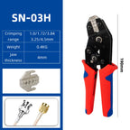 Crimping Tool For Dupont JST MOLEX Terminals,No/Pre Insulated Ferrules,Butt Connectors,Solar & Coax Connectors SN-58B 2549 2546B