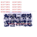 10 kinds of TO-92 specifications mixed electronic components 200 triode PNP NPN transistor kit Component box 2n222 BC337 BC327