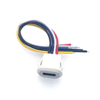 USB-C 2pin 4pin 5pin High Current Charging Socket With Data TYPE-C Female Type C PH2.0 Waterproof Female Connector Jack