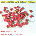 5pcs WIMA Film Capacitor Hi-Fi Audio 63V 100V 0.1UF 1NF 0.01 1UF 2.2UF 3.3UF 47NF 22NF 470PF 0.47uf 100PF 1000PF 104 102 101 105