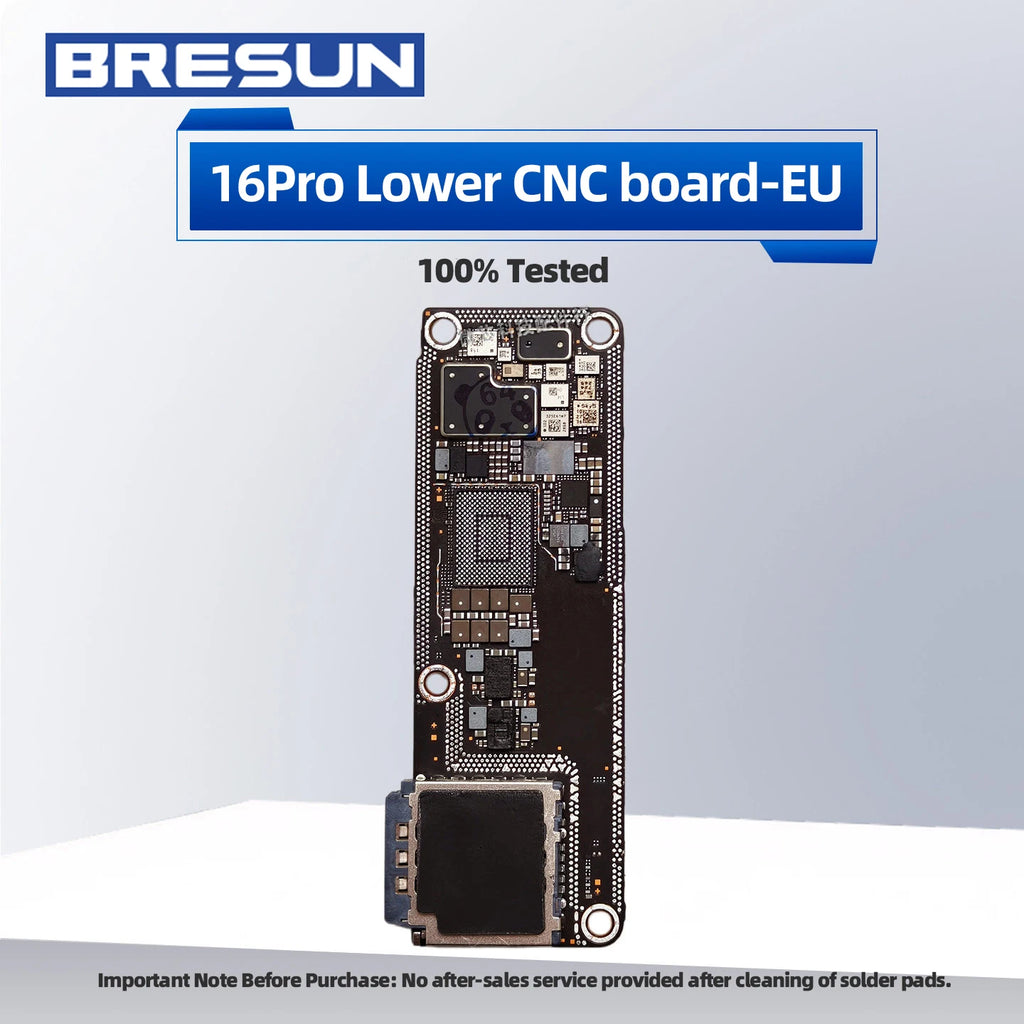 CNC CUT logic board for 16/16plus/16pro/16promax motherboard repair materials, polishing baseband for CPU & NAND Board Swap