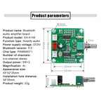 XH-A158 Wireless Speaker Amplifier Board Ultra Clear Bluetooth 5.0 Audio Power Amplifier Board