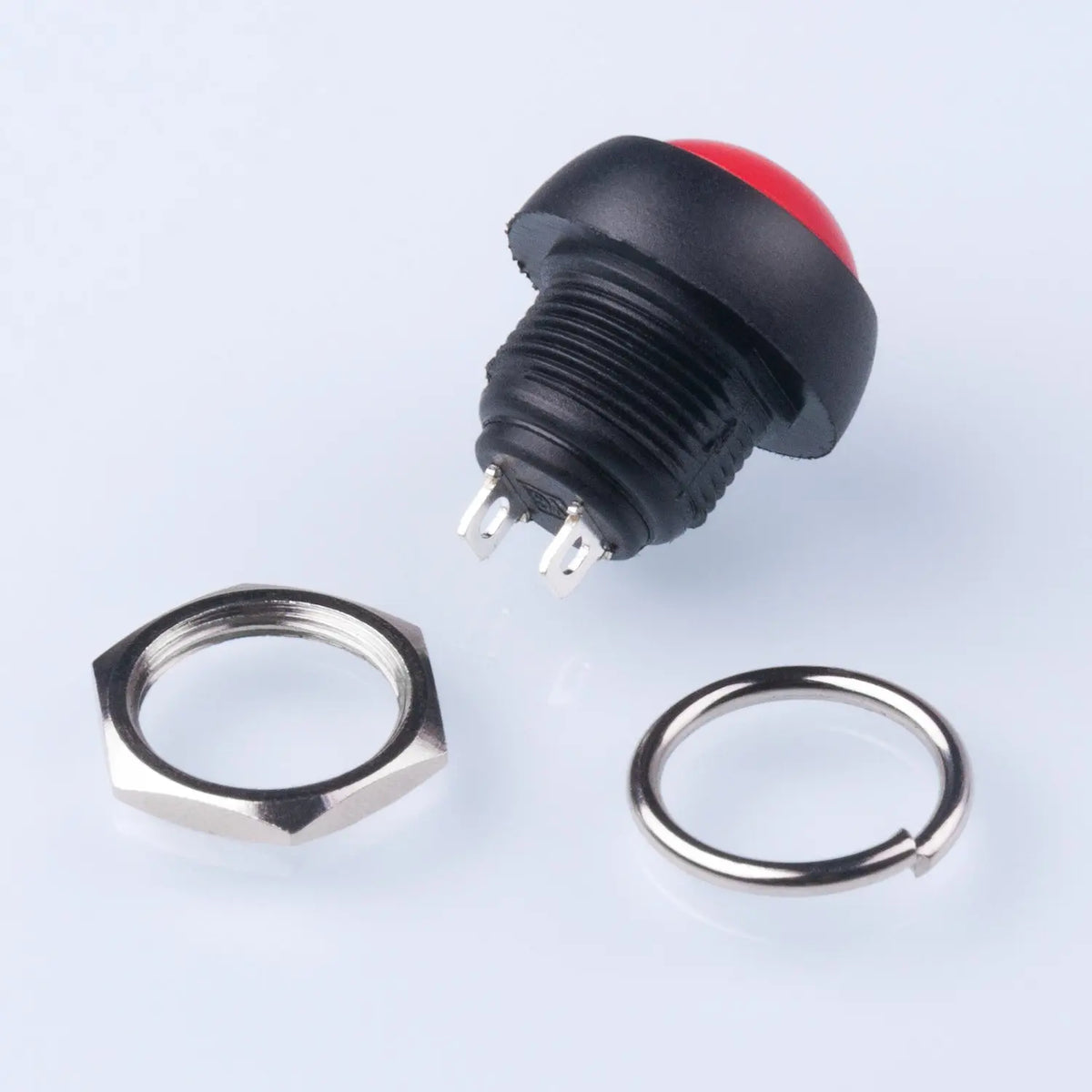 20PCS 12MM Waterproof Momentary Push Button Switch Normal Open(NO) Mini Micro Switch ON-Off 125V 3A Red Black 5 Colors