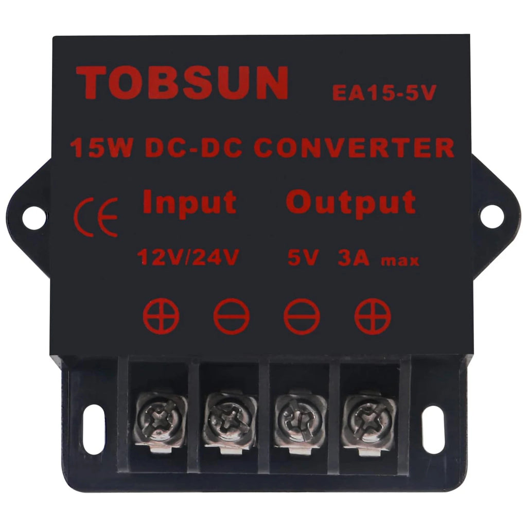DC 12V 24V to 5V 3A Converter DC Voltage Reducer Regulator Step Down Buck Converter Power Supply Volt Transformer Module