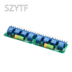 1 2 4 8 Channel Relay Module 30A With Optocoupler Isolation 5V 12V 24V Supports High And Low Triger Trigger