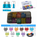 100pcs Standard Car Fuses 2A 3A 5A 7.5A 10A 15A 20A 25A 30A 35A Free Matching Choice Car Fuses Blade Fuses for RV/Truck/SUV