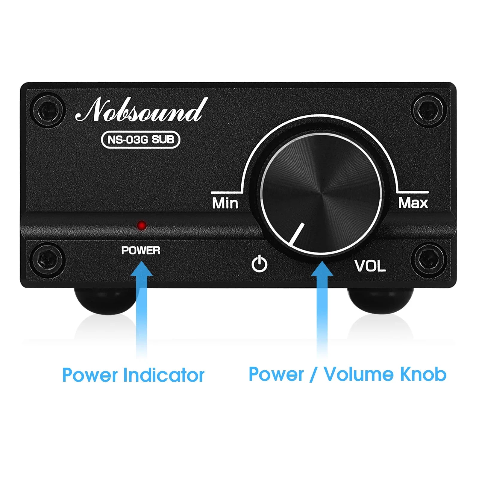Nobsound Latest Mini 100W Subwoofer / Full Frequency Power Amplifier Mono Channel Audio TPA3116D2 Amp