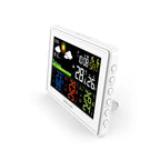 BALDR Wireless Color Weather Station Digital LCD Hygrometer Thermometer Barometer DCF Alarm Clock Calendar 3 Forecast Sensor