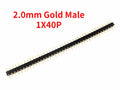 10pcs 2.0mm/2.54mm Pitch 1/2x40Pin Single/Double RowCrystal IC Socket Hole Round Male Female Pin Header Connector