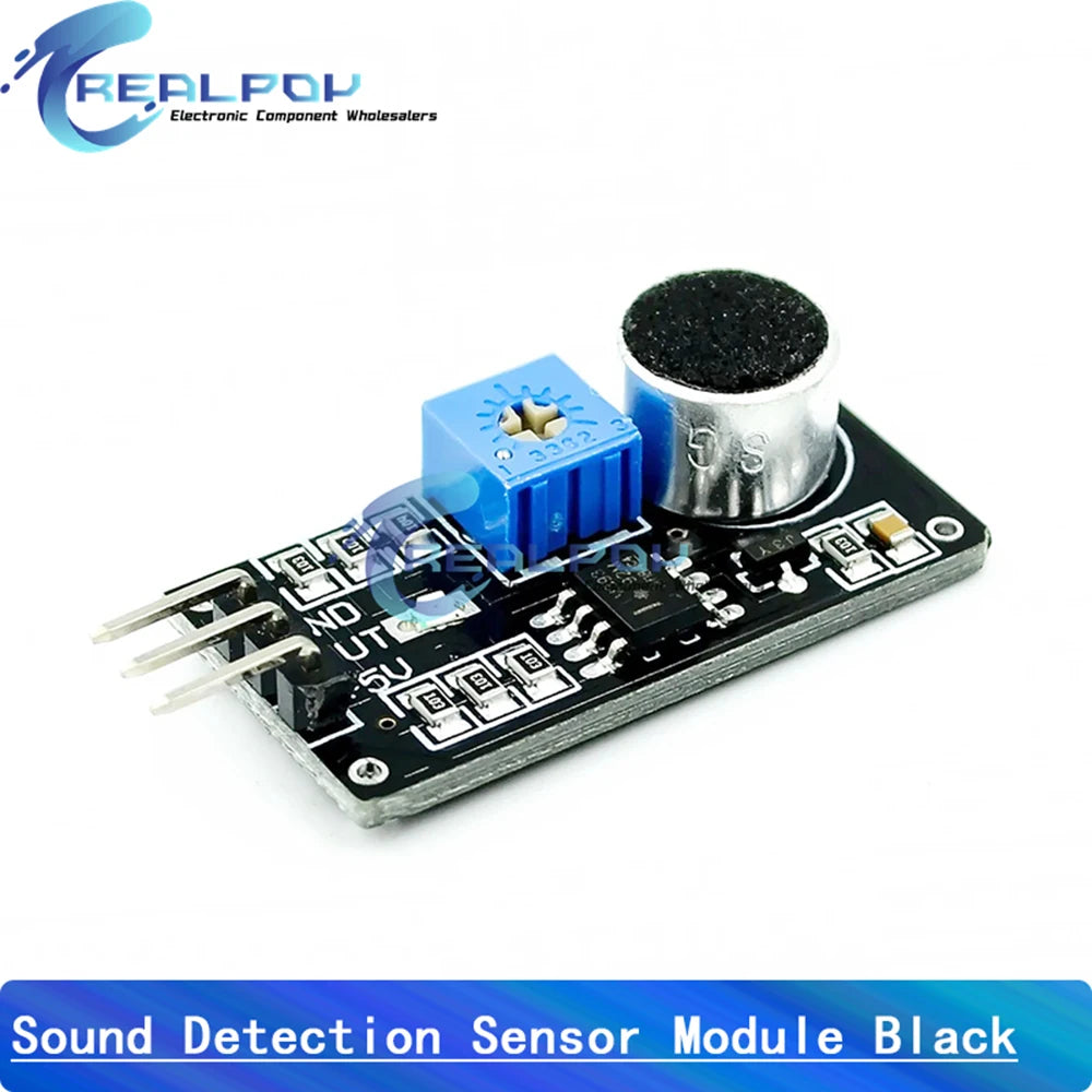 Sound sensor module sound control sensor MAX4466 MAX9814 switch detection whistle switch microphone amplifier For Arduino KY-037