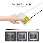 Bathroom Mirror Touch Sensor Switch AC110-220V to DC12V 1A with Infinite Dimming Control for Makeup Mirror Backlight Decoration