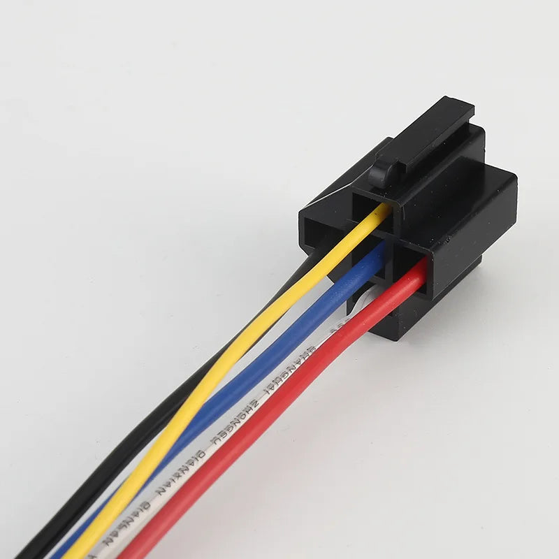 1PCS Waterproof Automotive Relay 12V 24V 40A 4 5 Pin Relay SPDT with Sockets and Wiring Harness Switch Kits for Car Truck