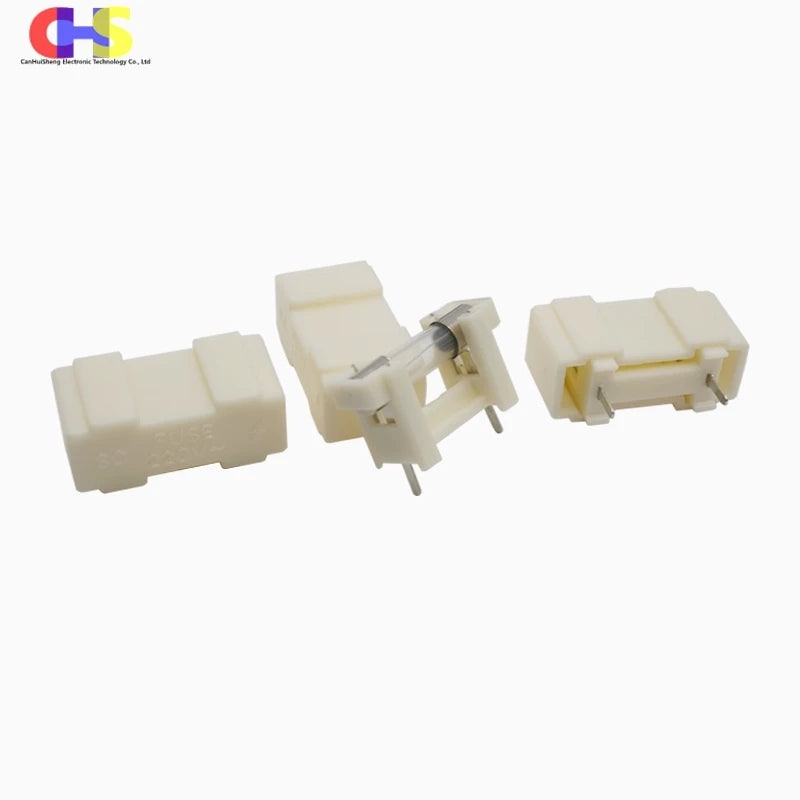 10pcs BLX-A  5*20mm Glass Fuse Holder BF-013 Transparent Insurance Tube Socket With 1A 2A 3A 4A 5A 6A 7A 8A 10A 15A 5x20MM Fuses