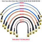 RG316 RG58 RG174 RG142 RG400 RG402 SMA Male To SMA Male Plug Connector RF Coax Coaxial Cable Wire Pigtail Jumper Extension cord