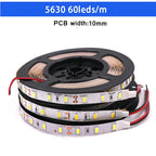 DC12V LED Strip 5050 5054 2835 240LEDs/m High Bright Flexible LED Rope Ribbon Tape Light Lamp Warm White / Cold White 5m