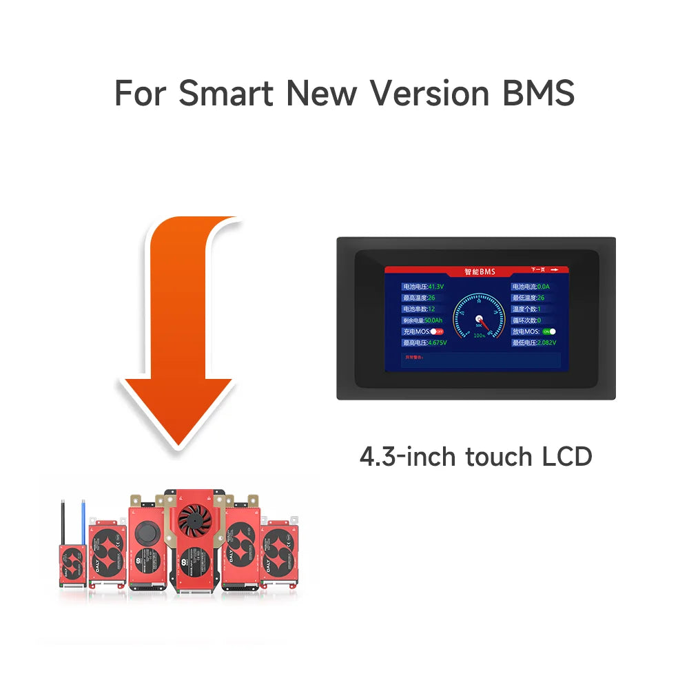 Daly BMS Smart BMS WIFI Module Battery Accessories Parts Bluetooth USB to RS485 to UART Power Dispaly Board Customized OEM