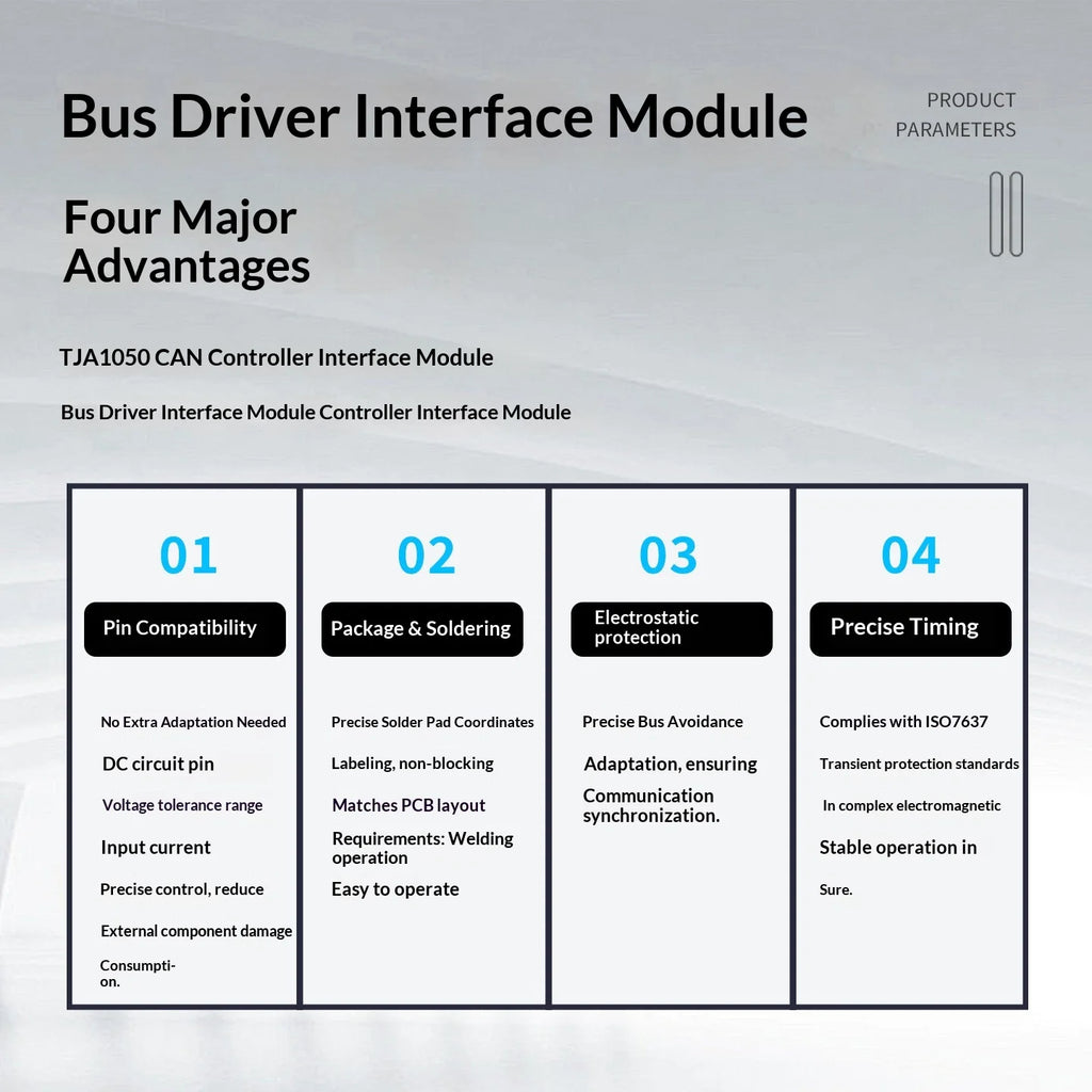 5-10pcs CAN Bus Transceiver Board TJA1050 High Speed Communication Unit For Arduino STM32 Microcontroller