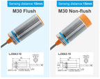 OMCH M8 M12 M18 M30 Inductive Proximity Switch Sensor Detection Distance 1/2 2/4 5/8 8/10mm NPN PNP NO NC DC 3-wire 6-36V