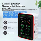 Home Air Quality Monitor Tuya WiFi 15 in 1 TFT Display Portable AQI PM0.3 PM1.0 PM2.5 PM10 CO CO2 TVOC HCHC Tester APP Co 이산화탄소