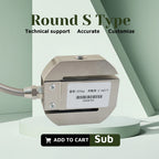 S Beam Column S-Type Tension Compression Load Cell 5kg-500kg with 96x48mm 5 LED Indicator, 2.0mV/V, 220V Panel Meter