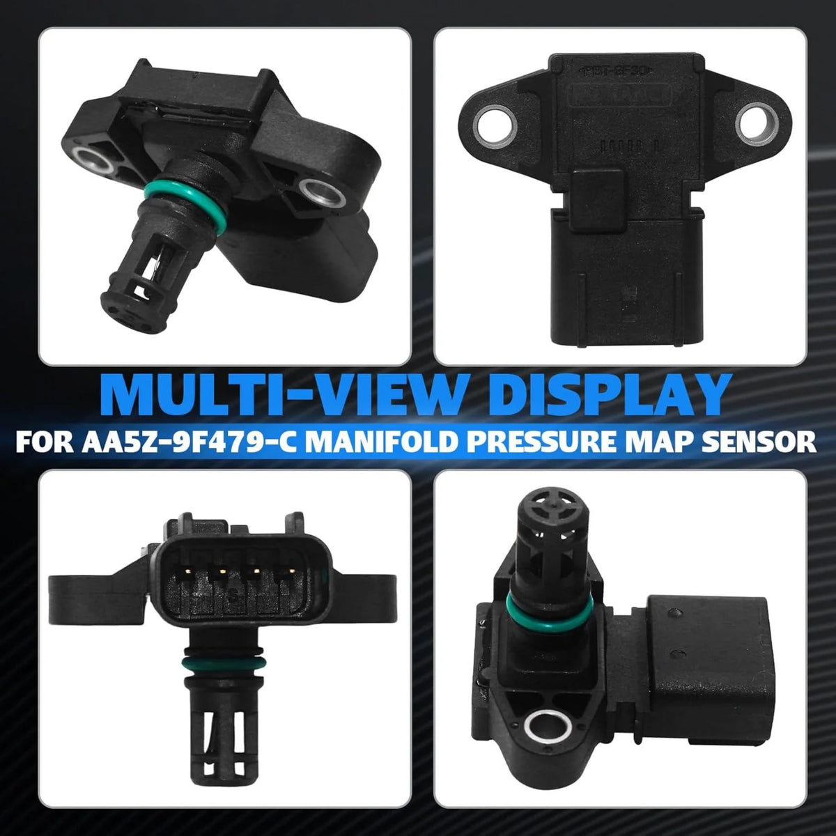 Manifold Absolute Pressure MAP Sensor AA5Z-9F479-C Replace AS436 for Ford F-150 Expedition Lincoln Navigator