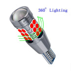 2 Pcs W16W LED T15 Led Bulbs 912 921 WY16W Super Bright 3030 Chip Car Brake Lights Canbus Auto Reverse Lamp White Red Yellow 12V