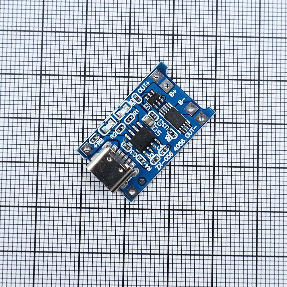 TP4056 1A Lithium Battery Charging Board Module TYPE-C USB Interface Output Charging Protection 2-in-1 With XH2.54 Terminal