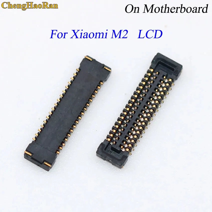 2pcs Touch & LCD Display Screen FPC Connector For Xiaomi Mi 4 Mi4 Mi2 Mi3 Max Note Redmi Note Logic On Motherboard Mainboard