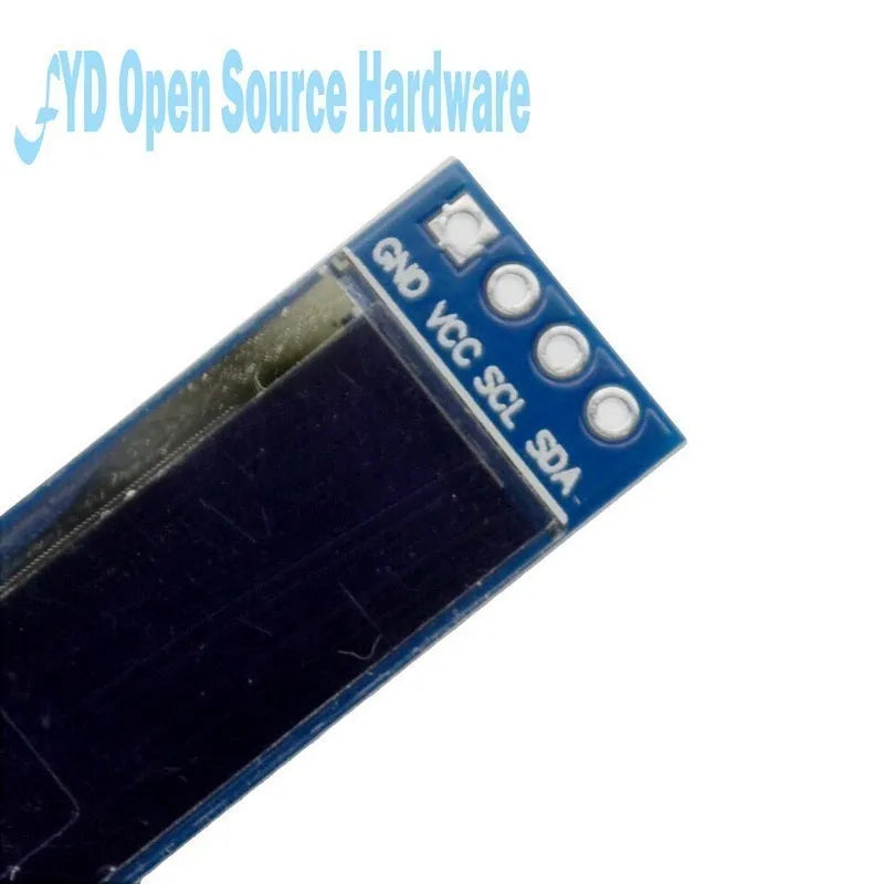 0.91 Inch 128x32 IIC I2C White / Blue OLED LCD Display DIY Module SSD1306 Driver IC DC 3.3V 5V 