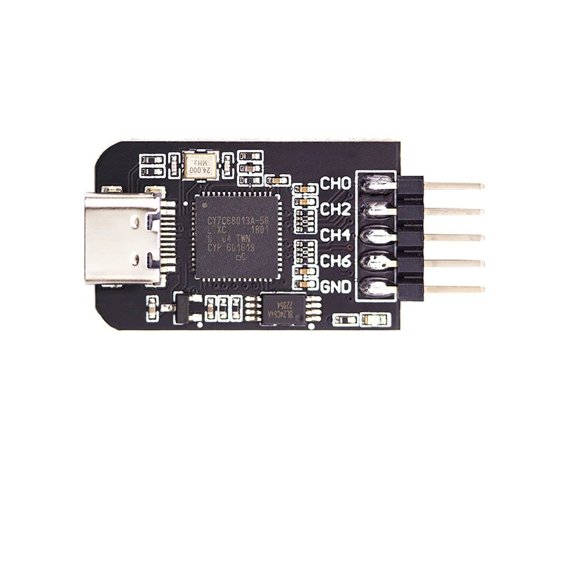 DLA Logic Analyzer ARM FPGA Debugging Tool Protocol Analysis 24MHz Sampling Rate 8 Channels Open Source Sigrok PulseView