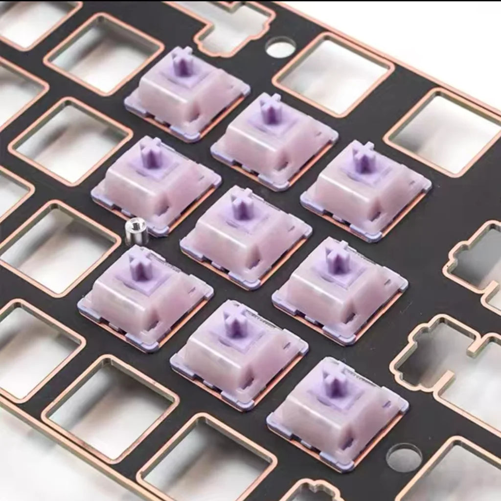 MMD Princess V5 Ultra Switch Linear Tactile 5Pin 38/45/53/48/60g Mechanical Keyboard Switches HIFI Milk Shell SMD Factory lubed