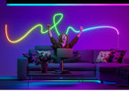WS2811 RGBIC Neon Light Strip Addressable Neon Sign Silicone External 1 IC Control 6 LEDs Bright Tape 108 LEDs/M 24V IP67 3m 5m