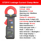 UNI-T UT251A UT251B+ UT251+ UT251C PLUS Current Leakage Clamp Meter Pliers Ammeter Professional AC Current Leak Tester