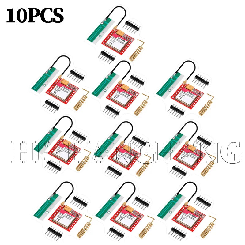 10-1PCS Mini Smallest SIM800L GPRS GSM Module Micro SIM Card Core BOard Quad-band TTL Serial Port for arduino