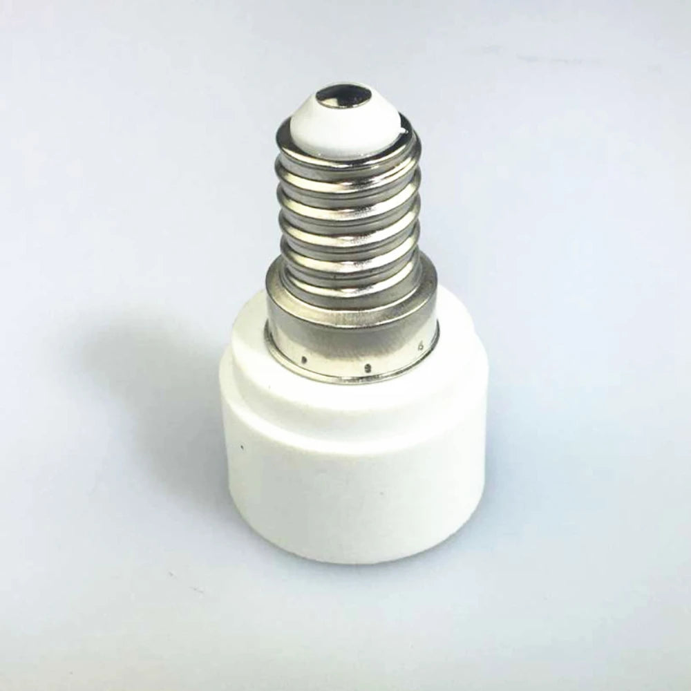 2pcs E14 To E14 LED Light Bulb Base Adapter European Chandelier Socket Lampholder Extender Candle Lamp Holder Extension