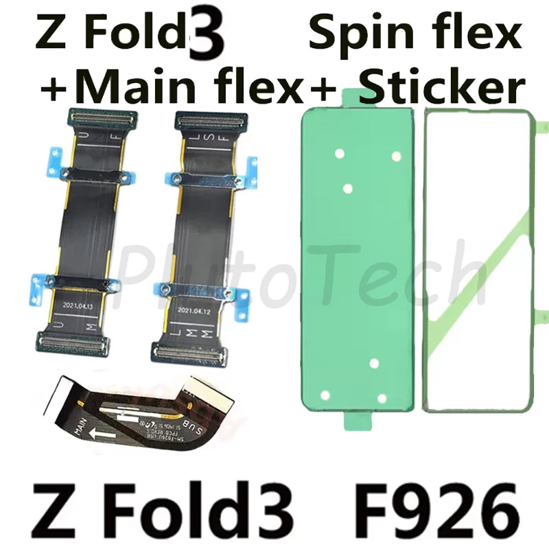 Z Fold Spin Axis Main Board LCD Display Connector Flex Cable Ribbon for Samsung Galaxy Z Fold2 3 4 5 6 F916 F926 F936 F946 F956U