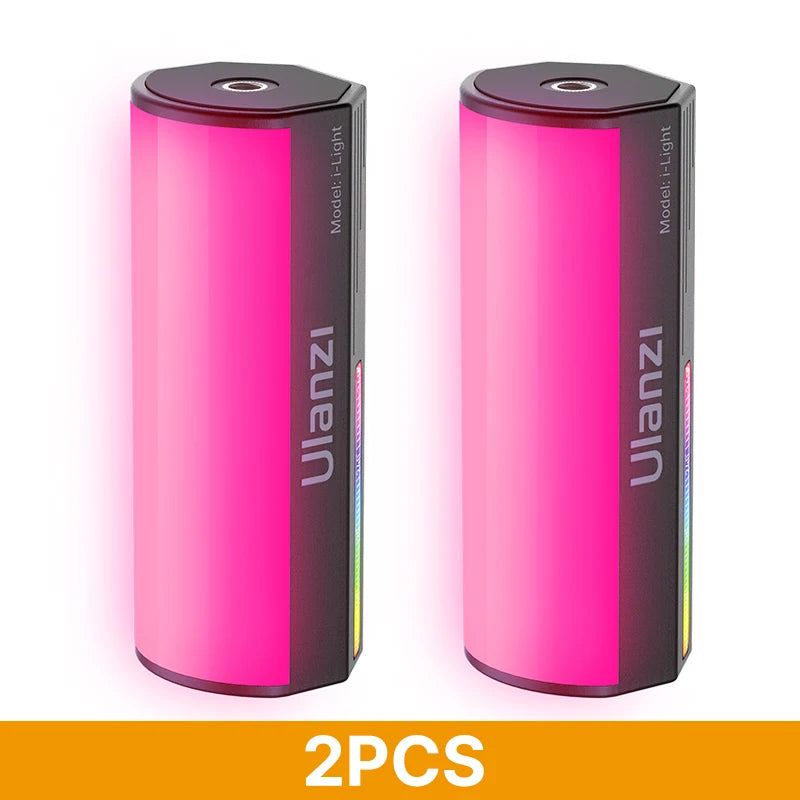 Ulanzi i-Light Mini RGB Tube Light Handheld led Photography Stick Video Fill Lamp Magnetic 2500-9000K for Vlog Youtube