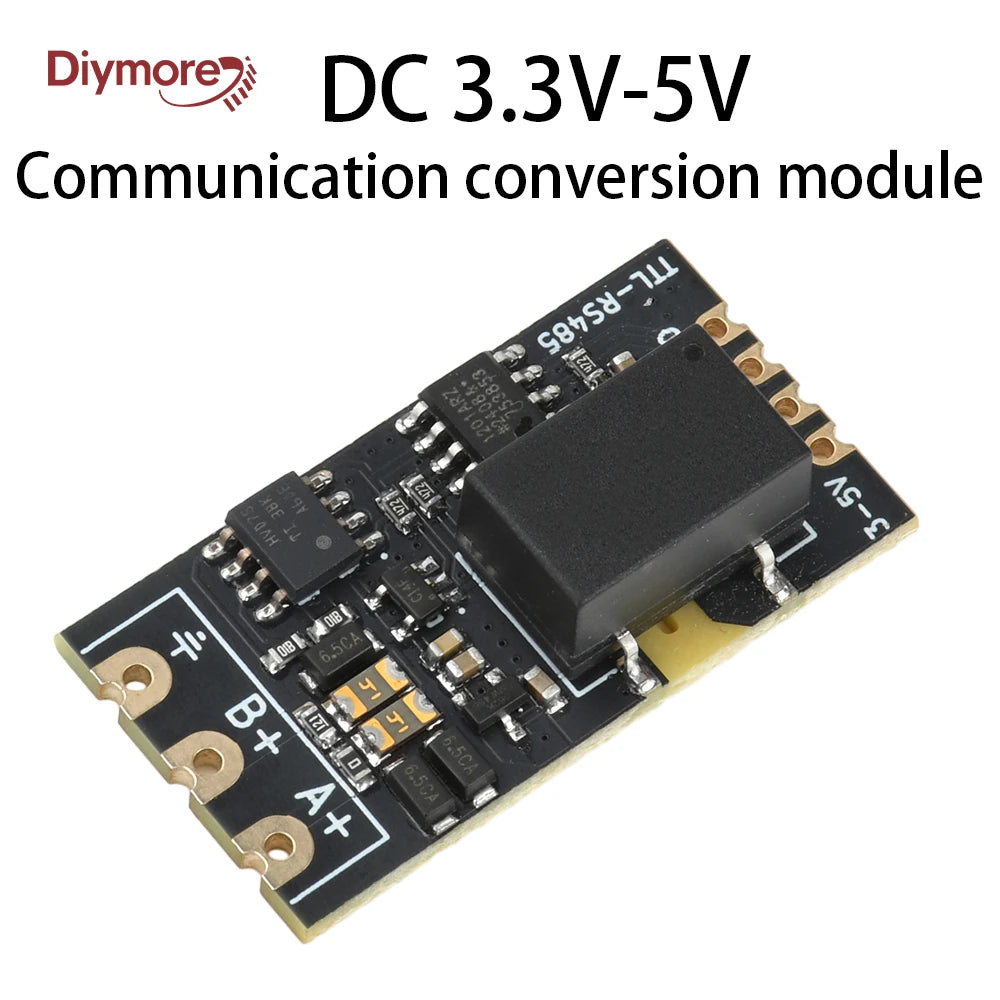 DC 3.3V/5V Lsolated TTL To RS485 Level Module Serial Port Auto Commutation Multi Protection High Speed 2Mbps Communication Rate