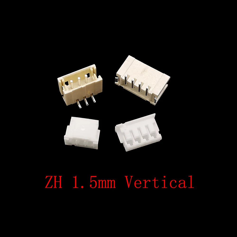 1Box JST ZH 1.5mm 2P 3P 4P 5 Pin Male Plug Female Socket Housing SMD DIP Terminal Kit Pin Header Crimp Wire Connector JST ZH1.5
