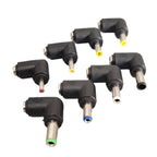1/2/5P Right Angle DC 5.5 X 2.1mm Female Jack to 3.5x1.35 4.0x1.7 4.8x1.7 5.5x2.1 5.5x2.5 6.3x3.0 6.0x4.4mm Male DC Connector