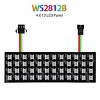 1~5Pcs WS2812B 8x8 16x16 RGB LED Digital Flexible Individually Addressable Panel Screen WS2812 8x32 Smart Pixel Module Matrix 5V