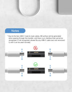 Hagibis USB C Female to USB C Female Adapter 80Gbps 240W USB4 Dual Female Extension Cable Converter for Thunderbolt 5/4 Laptop