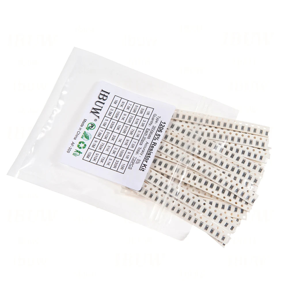 660pcs 200pcs 720pcs 4000pcs 0402 0603 0805 1206 1210 2512 smd resistor kit igmopnrq assorted kit 10k 100k 1k 1r 100r 220r 1% 5%