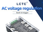 LCTC Voltage Regulator Module 380V Three Phase Solid State Relay 25A 40A 60A 100A 150A 200A SSR Fully Isolated Intelligent AC