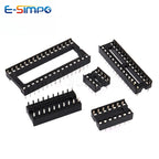 10PC 2.54mm IC Socket DIP6 DIP8 DIP14 DIP16 DIP18 DIP20 DIP28 DIP40 Pin Connector 8 14 16 18 20 24 28 40Pin DIP Socket Chip Base