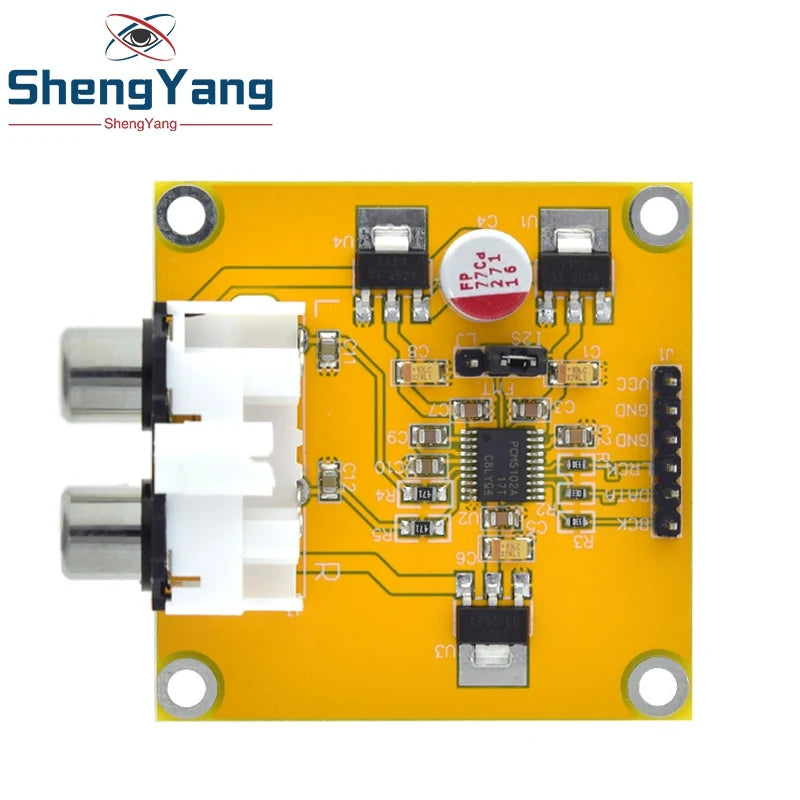 1/3PCS PCM5102 PCM5102A DAC Decoder Board I2S Input 32Bit 384K for Red Core Player Supports I2S Format/Left Justified