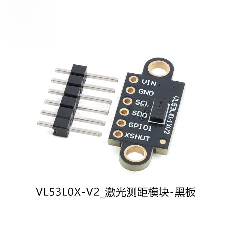 Original New 1pcs VL53L0X‑V2 TOF Laser Infrared Ranging Sensor Module Black/Purple/Blue Board Electronic Components for Arduino