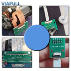 FC/FPC 6-80P to 2.54mm DIP Adapter Board 0.5mm Pitch Flexible Flat Cable Breakout PCB Soldered FR4 Double-Sided Converter Module