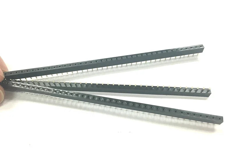 20PCS 2.54mm PH8.5/7.1/6.8/5.0/3.5mm DIP Single Row 1*2P3P4P5P6P-40P Straight Rohs Gold 0.1" Pitch PCB Female Pin Header Socket