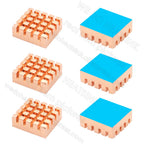 WE DO HEATSINK Small Tiny Useful Pure Copper Heat Sink Without or With Thermal Pad For Raspberry Pi Banana Pi IC Chipset Package